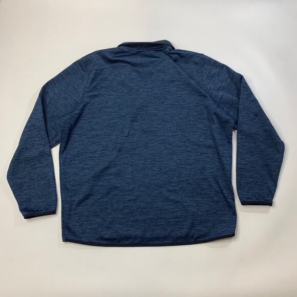 Under Armour Sweatshirt Mens XL Extra Large Blue ColdGear Fleece Half Zip - Picture 7 of 11